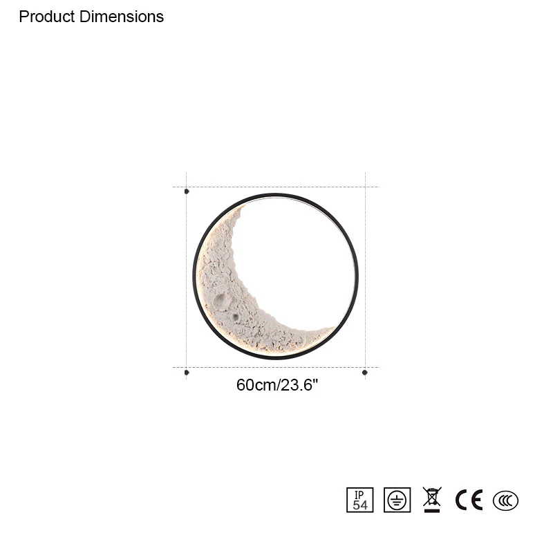 WOMO Moon Accent Wall Sconce-WM6073 - Image 36
