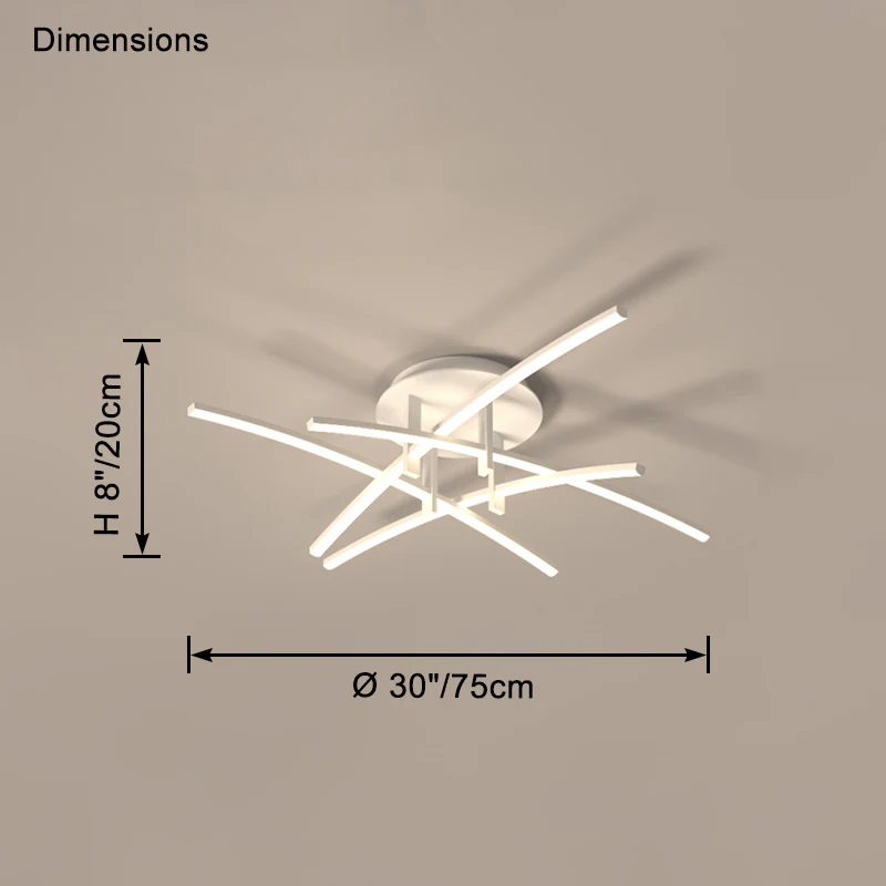WOMO Multi Arm Led Ceiling Light-WM1120 - Image 17
