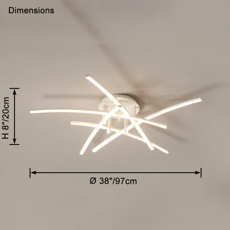 WOMO Multi Arm Led Ceiling Light-WM1120 - Image 19