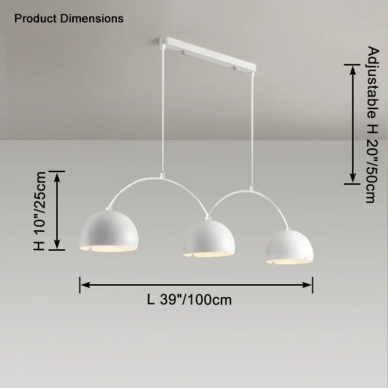 WOMO Multi Dome Linear Chandelier-WM2649 - Image 13