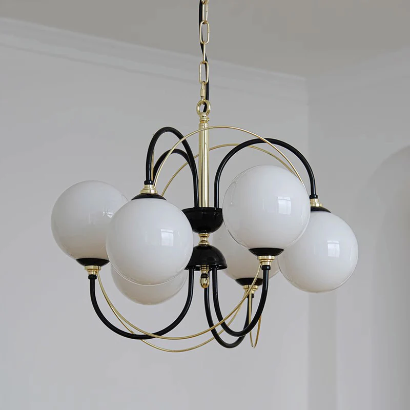 WOMO Mid Century Modern Glass Globe Chandelier-WM2450 - Image 13