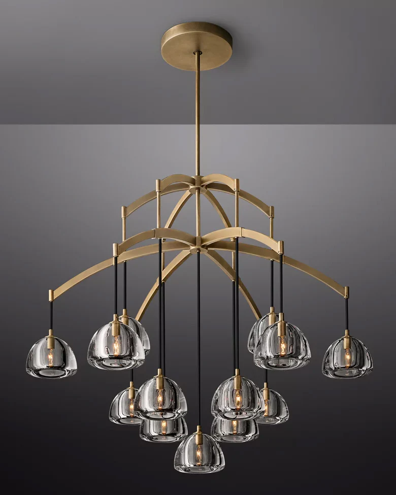 WOMO Multi Light Crystal Pendant Chandelier-WM2828 - Image 10