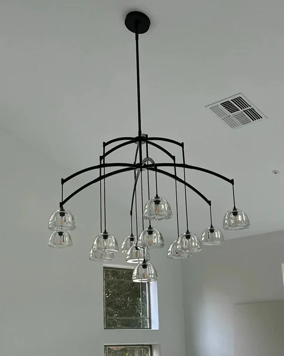 WOMO Multi Light Crystal Pendant Chandelier-WM2828 - Image 6