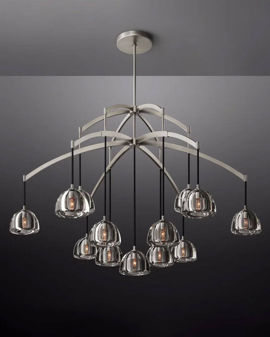 WOMO Multi Light Crystal Pendant Chandelier-WM2828 - Image 8