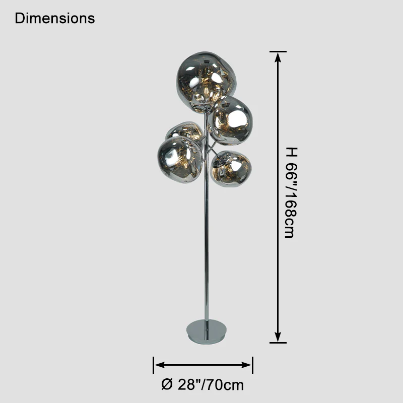 WOMO Multi Light Melt Lava Floor Lamp-WM7115 - Image 14