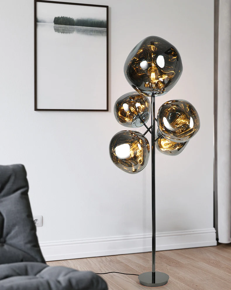 WOMO Multi Light Melt Lava Floor Lamp-WM7115 - Image 3