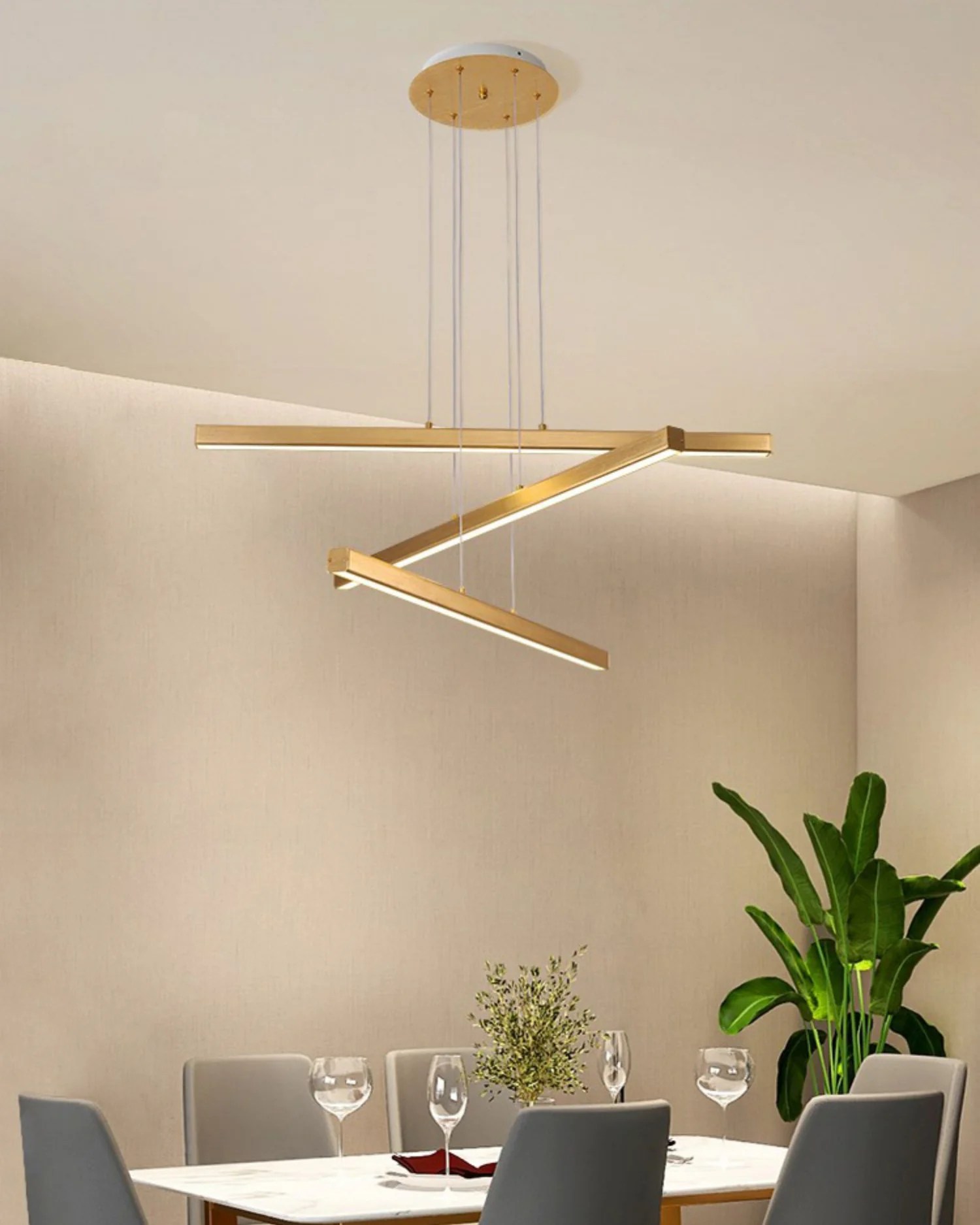 WOMO Multi Light Sticks Chandelier-WM2635 - Image 11