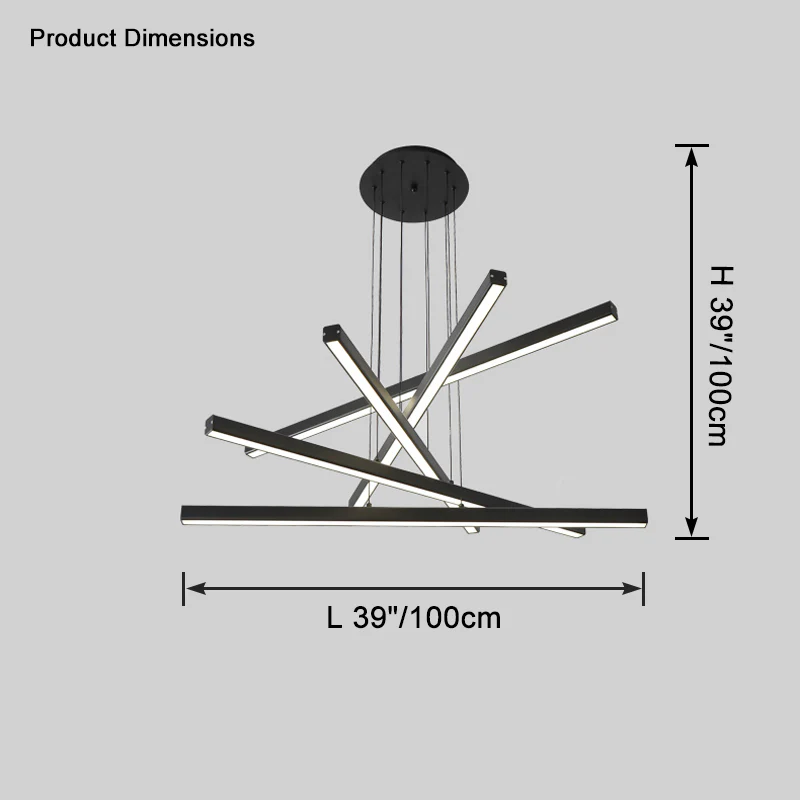 WOMO Multi Light Sticks Chandelier-WM2635 - Image 18