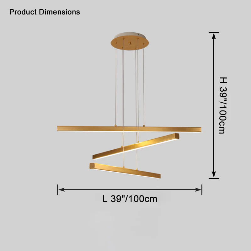 WOMO Multi Light Sticks Chandelier-WM2635 - Image 20