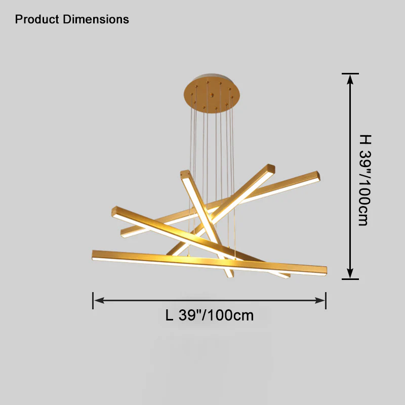 WOMO Multi Light Sticks Chandelier-WM2635 - Image 22