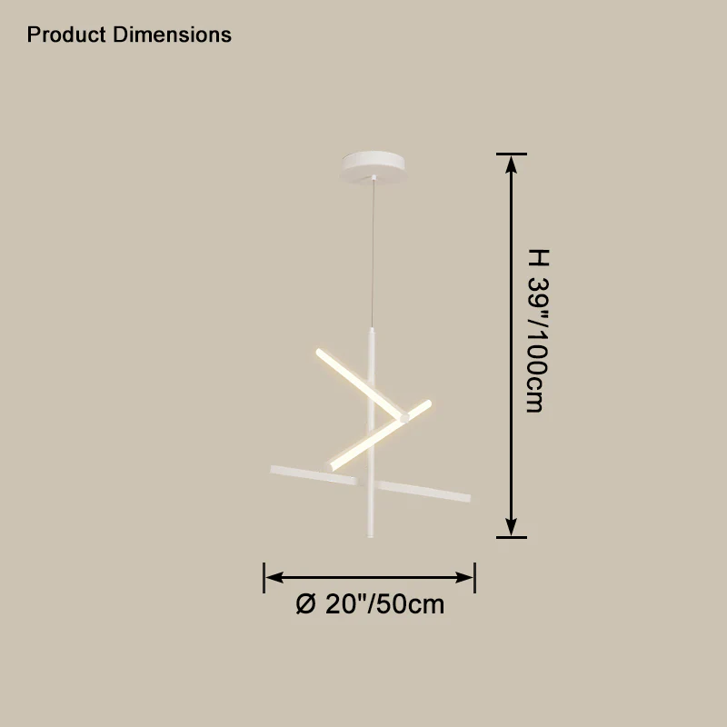 WOMO Multi Light Sticks Chandelier-WM2640 - Image 12