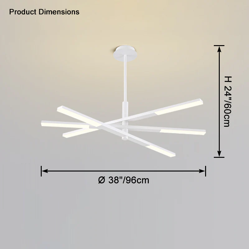 WOMO Multi Light Sticks Chandelier-WM2673 - Image 20