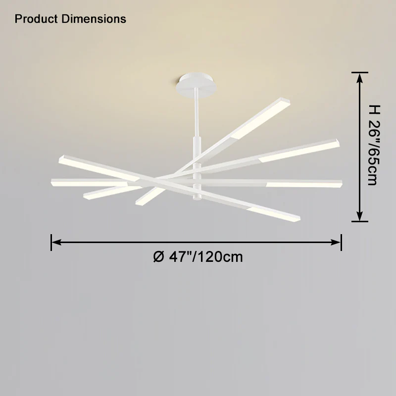 WOMO Multi Light Sticks Chandelier-WM2673 - Image 24