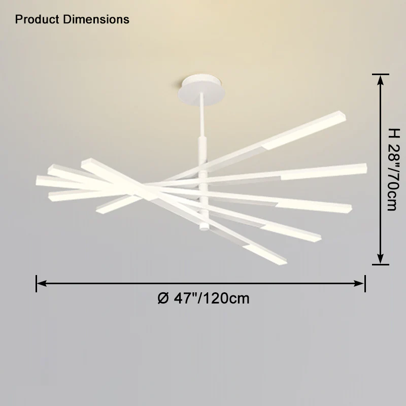 WOMO Multi Light Sticks Chandelier-WM2673 - Image 26
