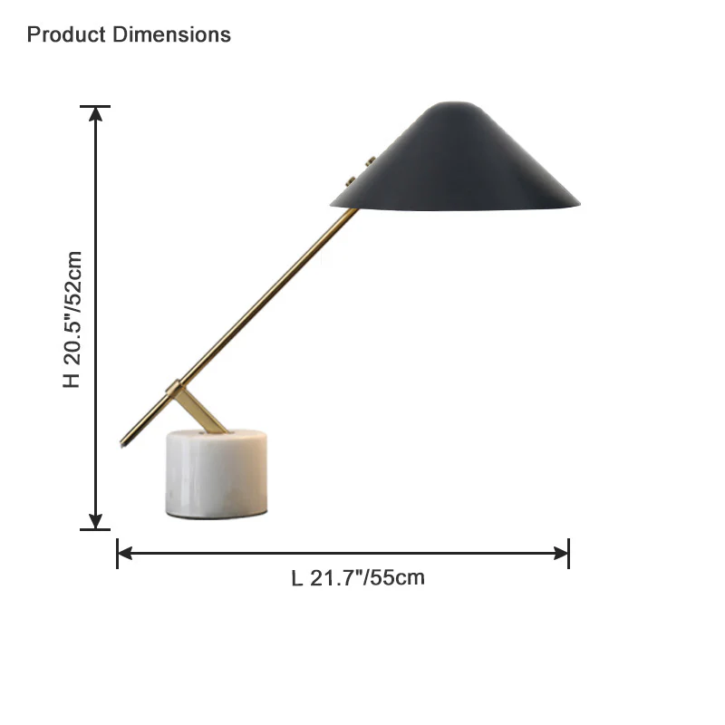 WOMO Nordic Marble Desk Lamp-WM8028 - Image 16