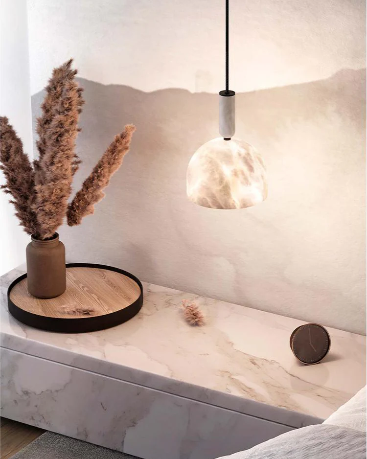 WOMO Oki Alabaster Pendant Light-WM2899 - Image 12