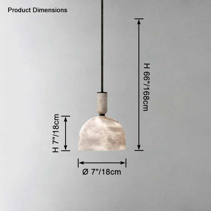 WOMO Oki Alabaster Pendant Light-WM2899 - Image 17