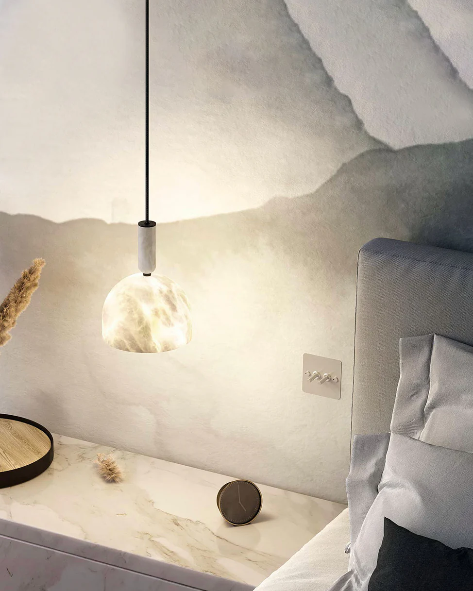 WOMO Oki Alabaster Pendant Light-WM2899 - Image 9