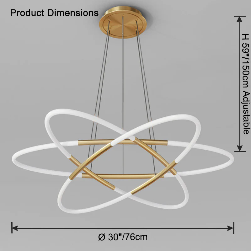 WOMO Orbit Led Chandelier-WM2701 - Image 10