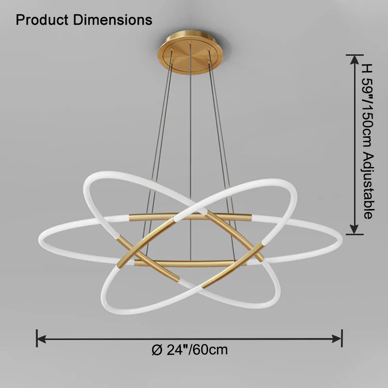 WOMO Orbit Led Chandelier-WM2701 - Image 8