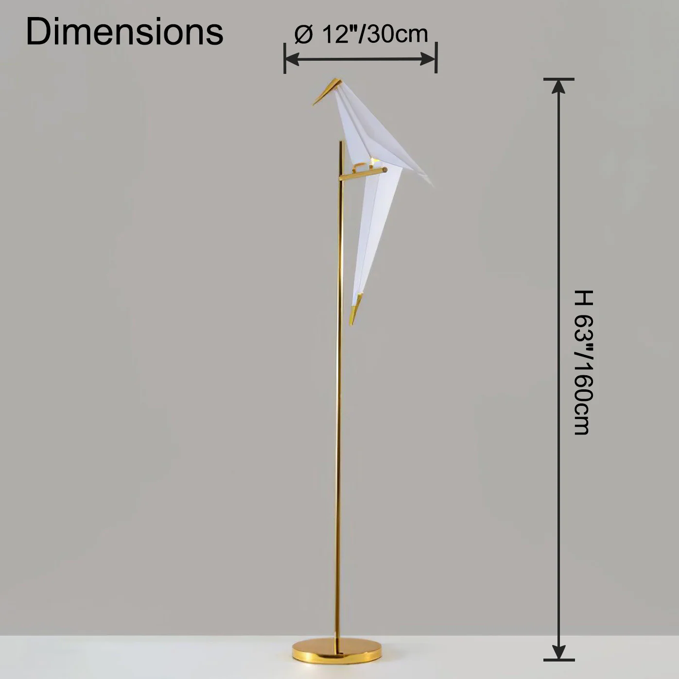 WOMO Origami Bird Floor Lamp-WM7118 - Image 28