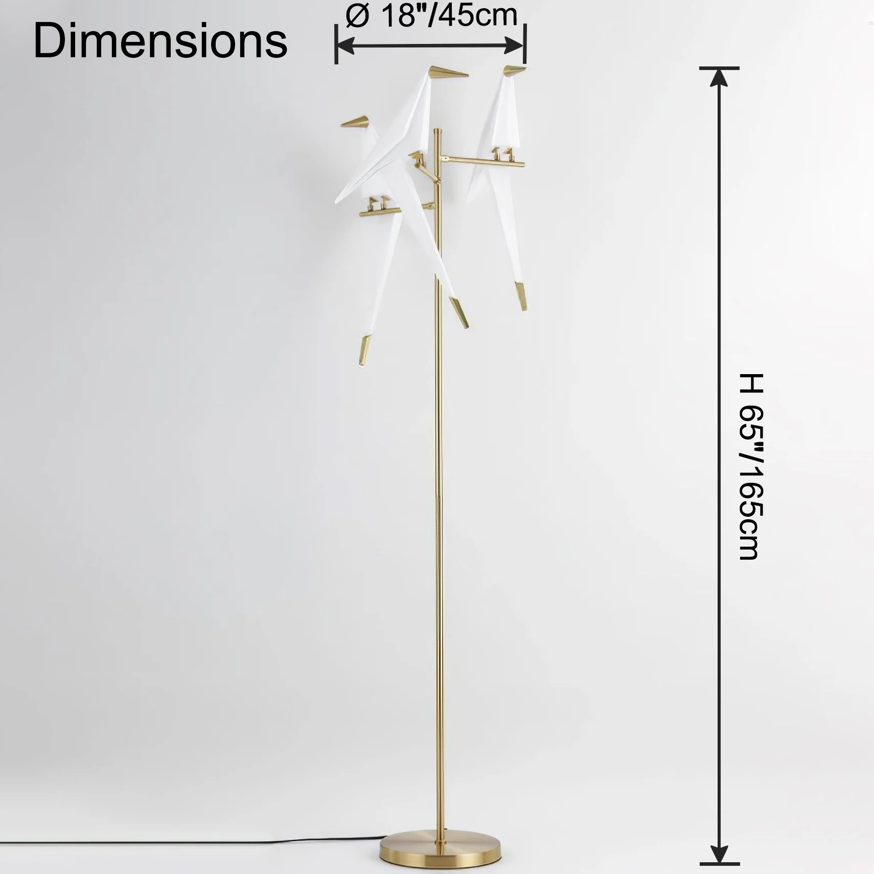 WOMO Origami Bird Floor Lamp-WM7118 - Image 33