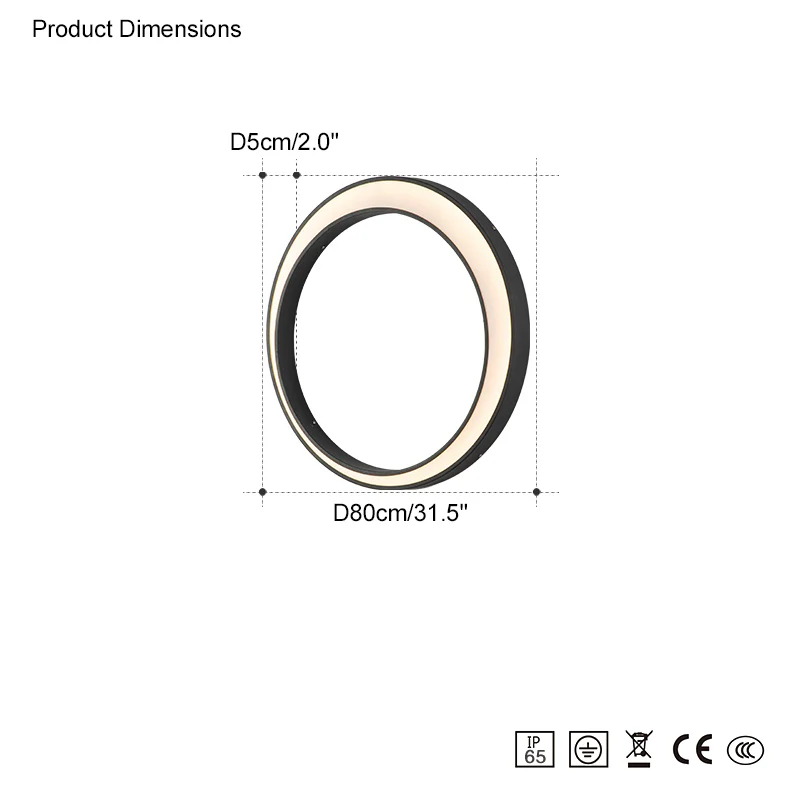 WOMO Outdoor Crescent Wall Light WM9012 - Image 36