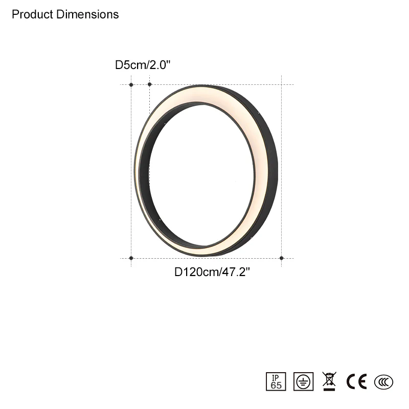 WOMO Outdoor Crescent Wall Light WM9012 - Image 37