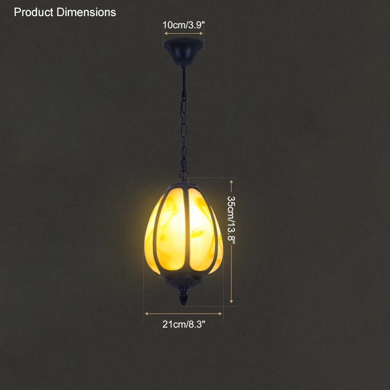 WOMO Outdoor Pumpkin Pendant Light-WM9032 - Image 15