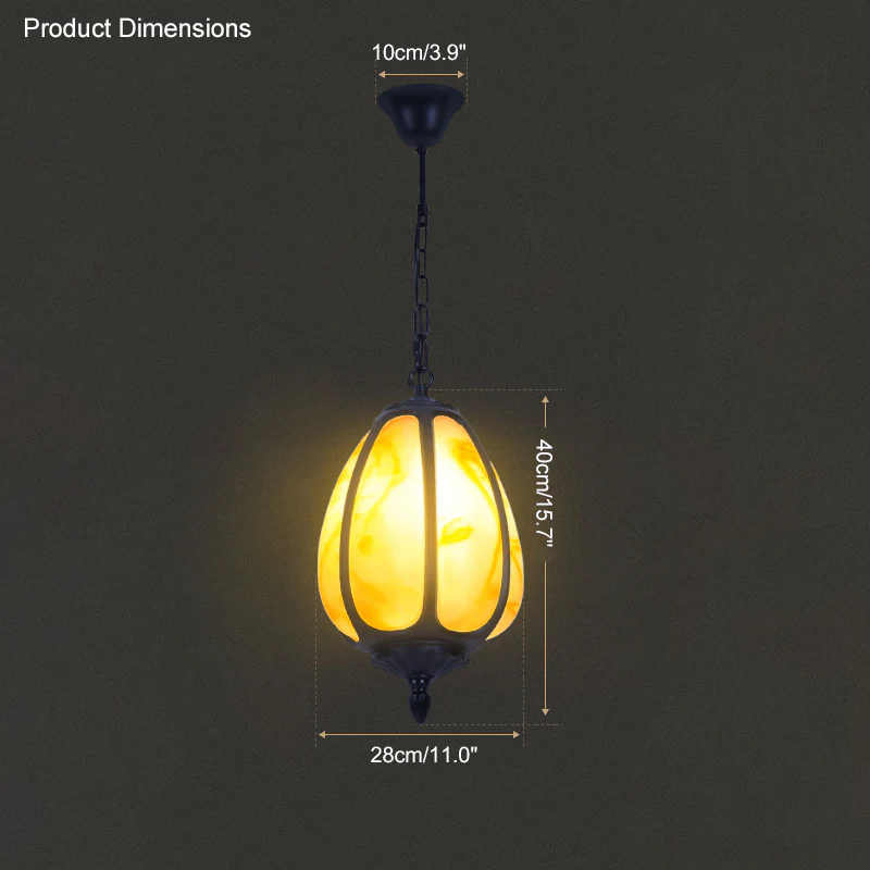 WOMO Outdoor Pumpkin Pendant Light-WM9032 - Image 17