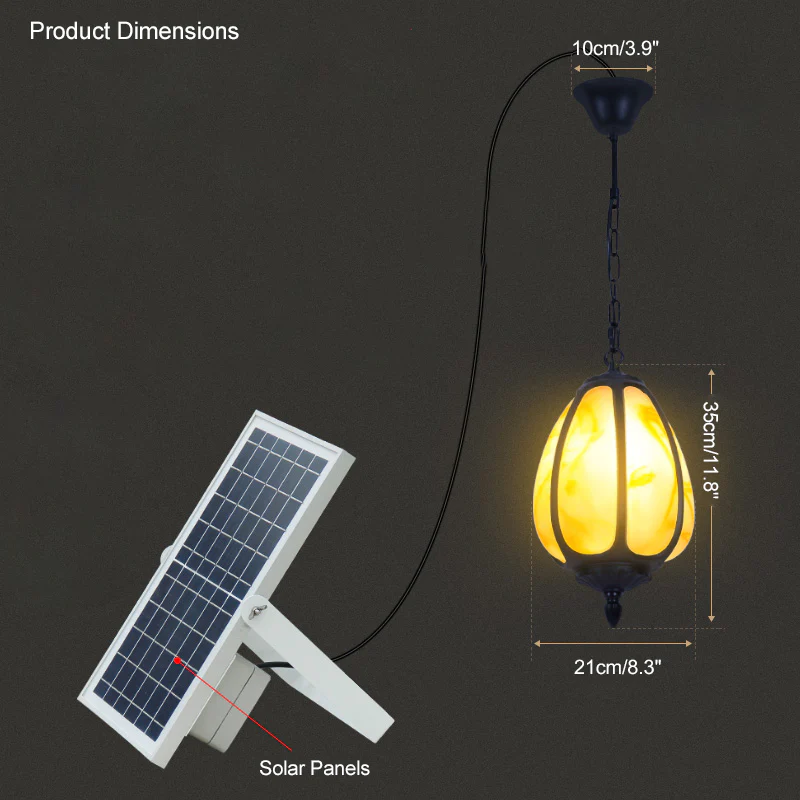 WOMO Outdoor Pumpkin Pendant Light-WM9032 - Image 21