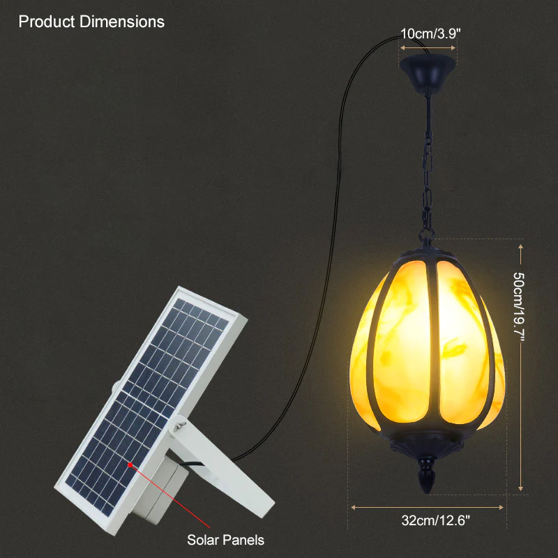 WOMO Outdoor Pumpkin Pendant Light-WM9032 - Image 25