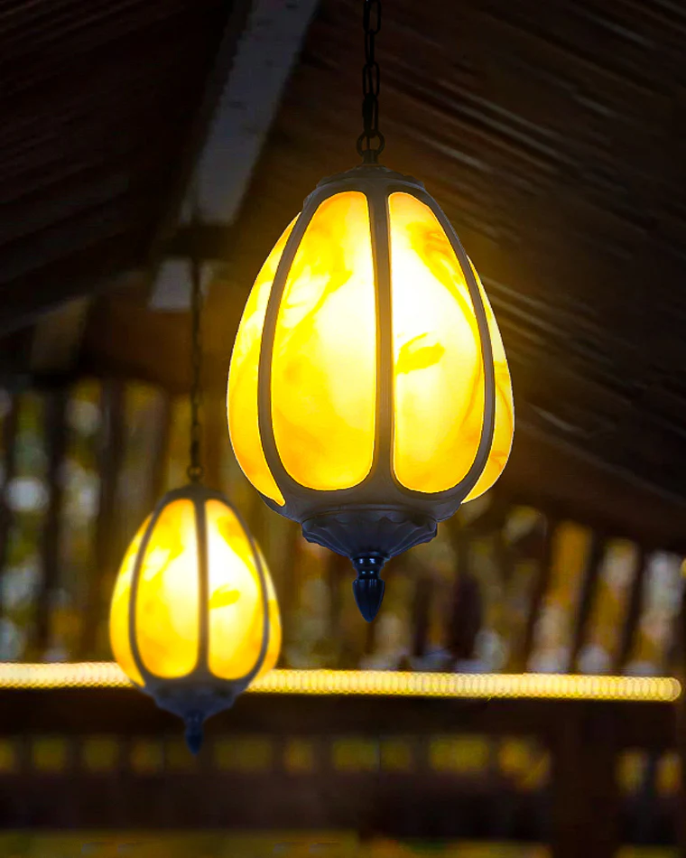 WOMO Outdoor Pumpkin Pendant Light-WM9032 - Image 5