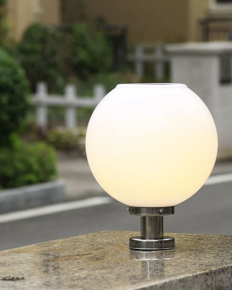WOMO Globe Outdoor Pillar Light-WM9217 - Image 14