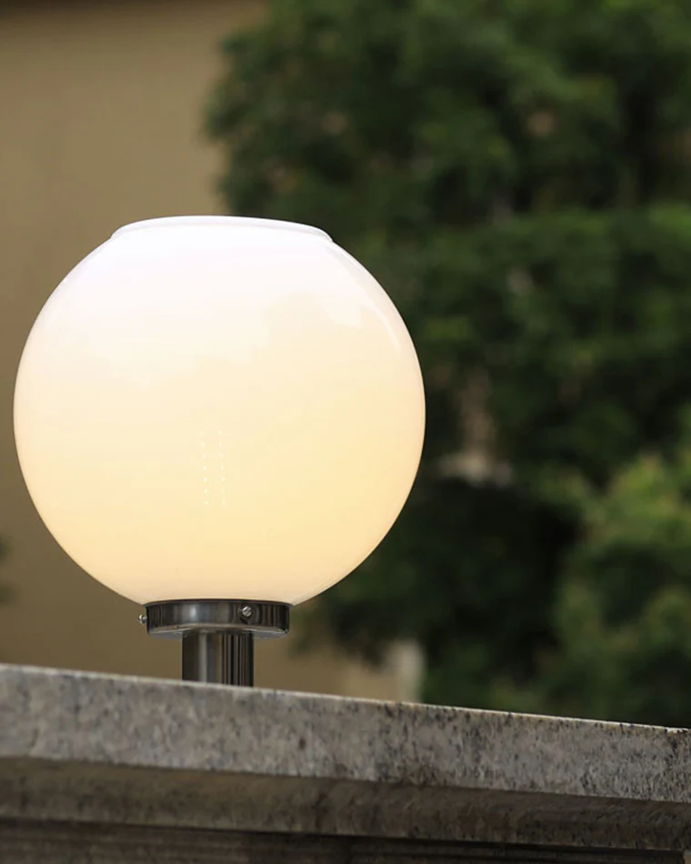 WOMO Globe Outdoor Pillar Light-WM9217 - Image 16