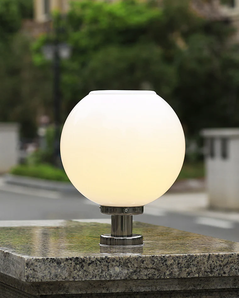 WOMO Globe Outdoor Pillar Light-WM9217 - Image 4