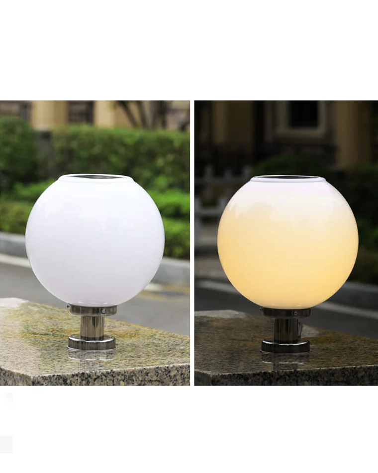WOMO Globe Outdoor Pillar Light-WM9217 - Image 5