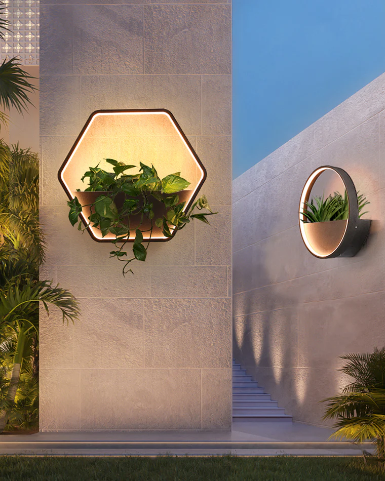 WOMO Outdoor Plant Wall Light-WM9013 - Image 20