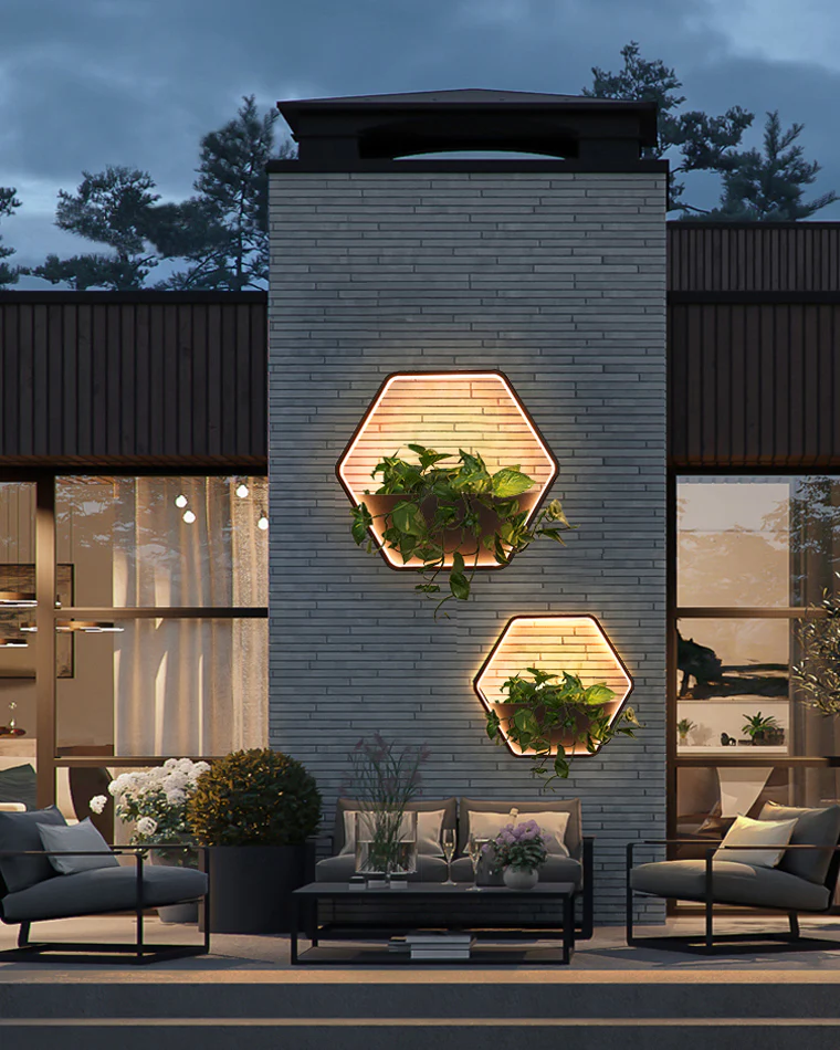 WOMO Outdoor Plant Wall Light-WM9013 - Image 24