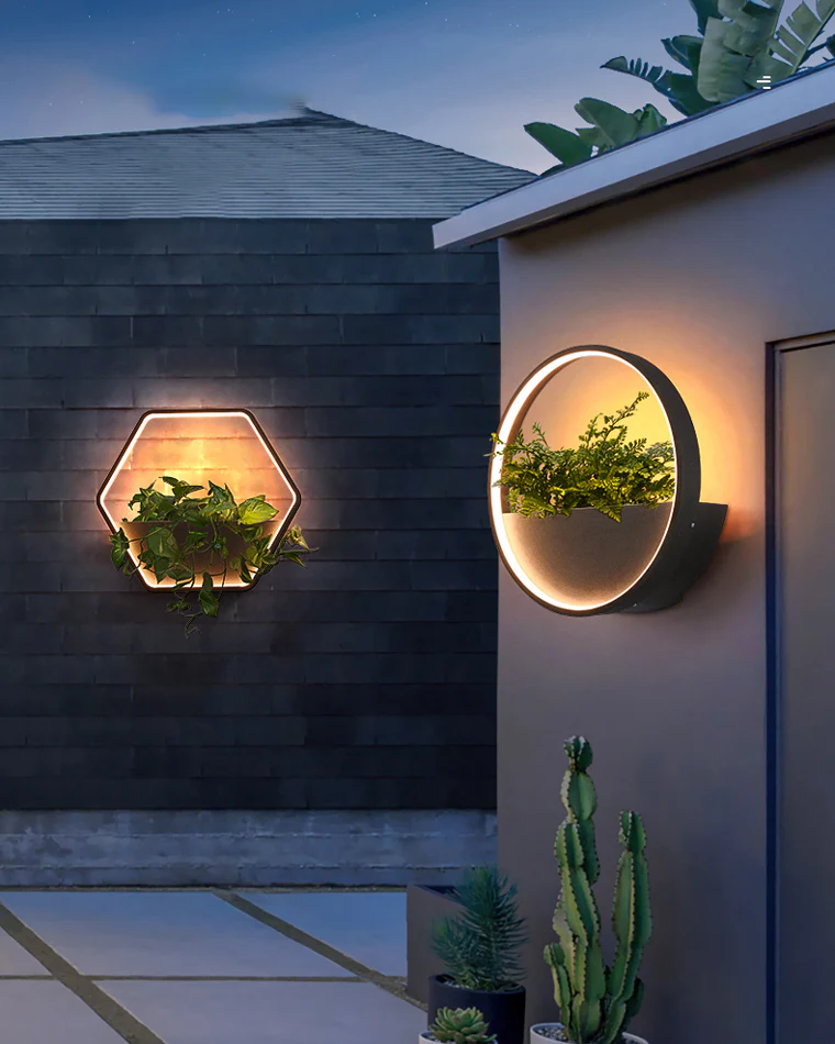 WOMO Outdoor Plant Wall Light-WM9013 - Image 25