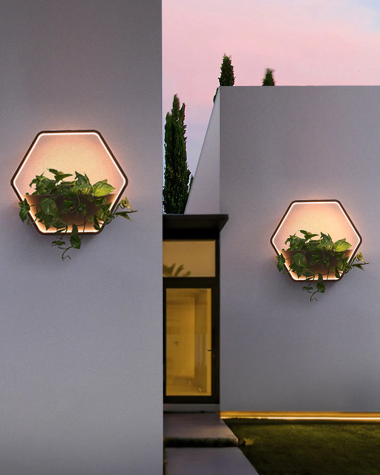 WOMO Outdoor Plant Wall Light-WM9013 - Image 28