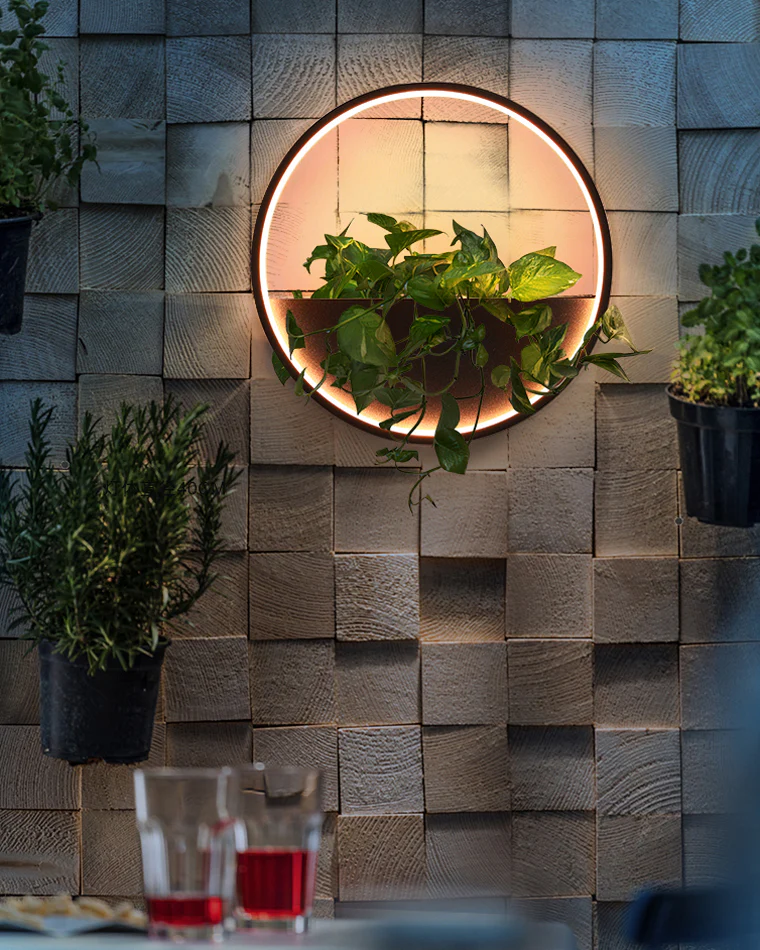 WOMO Outdoor Plant Wall Light-WM9013 - Image 30