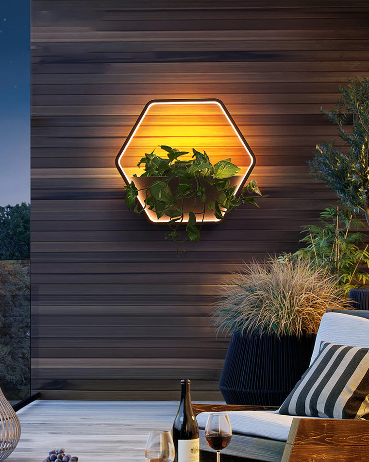 WOMO Outdoor Plant Wall Light-WM9013 - Image 31