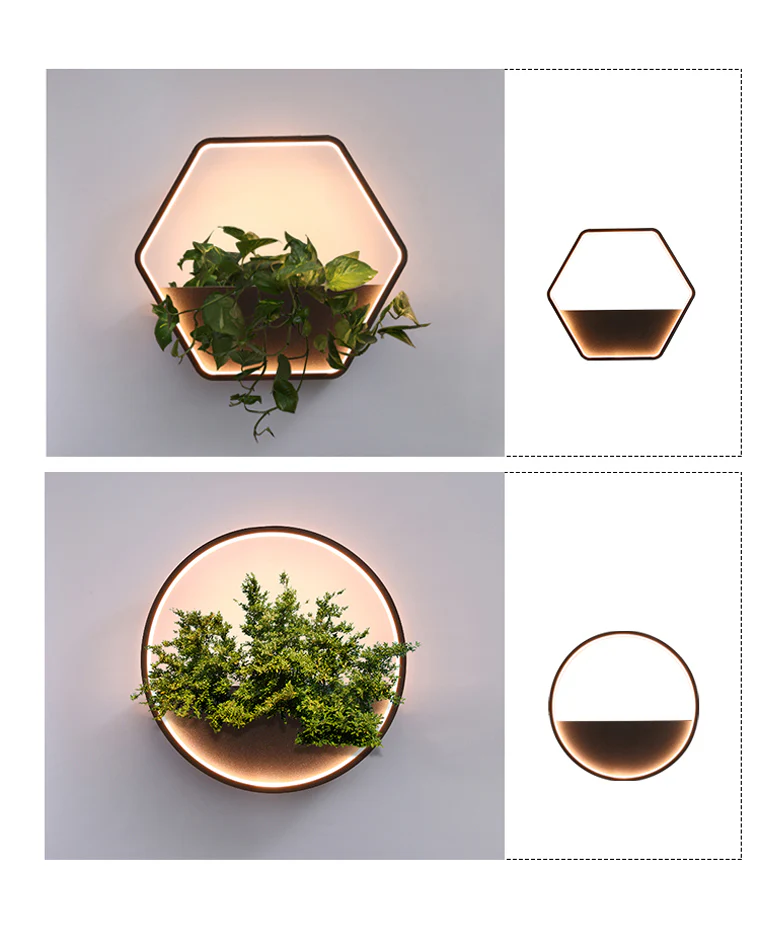 WOMO Outdoor Plant Wall Light-WM9013 - Image 37