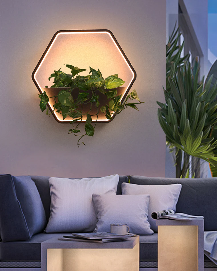WOMO Outdoor Plant Wall Light-WM9013 - Image 39