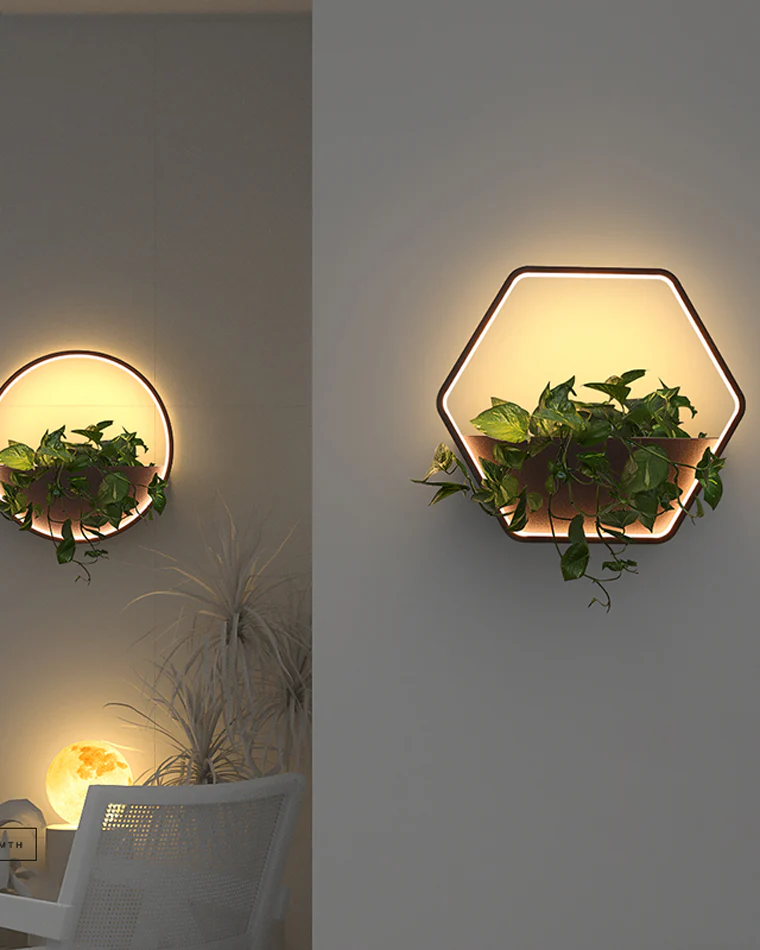 WOMO Outdoor Plant Wall Light-WM9013 - Image 4