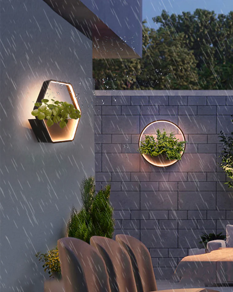 WOMO Outdoor Plant Wall Light-WM9013 - Image 6