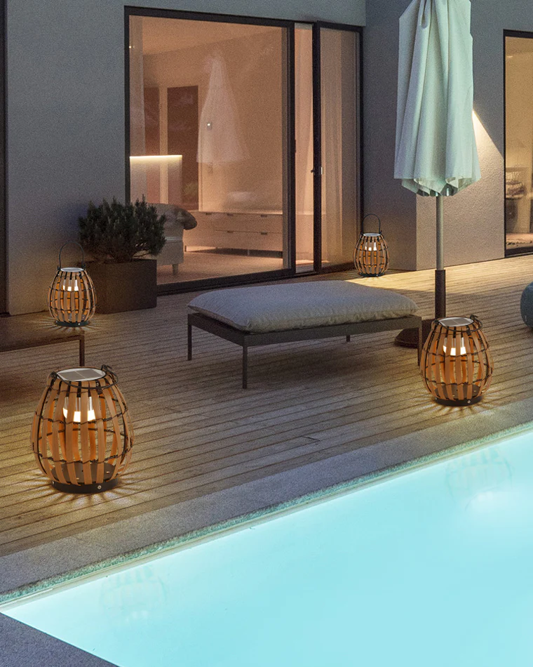 WOMO Outdoor Solar Hanging Lantern-WM9005 - Image 31