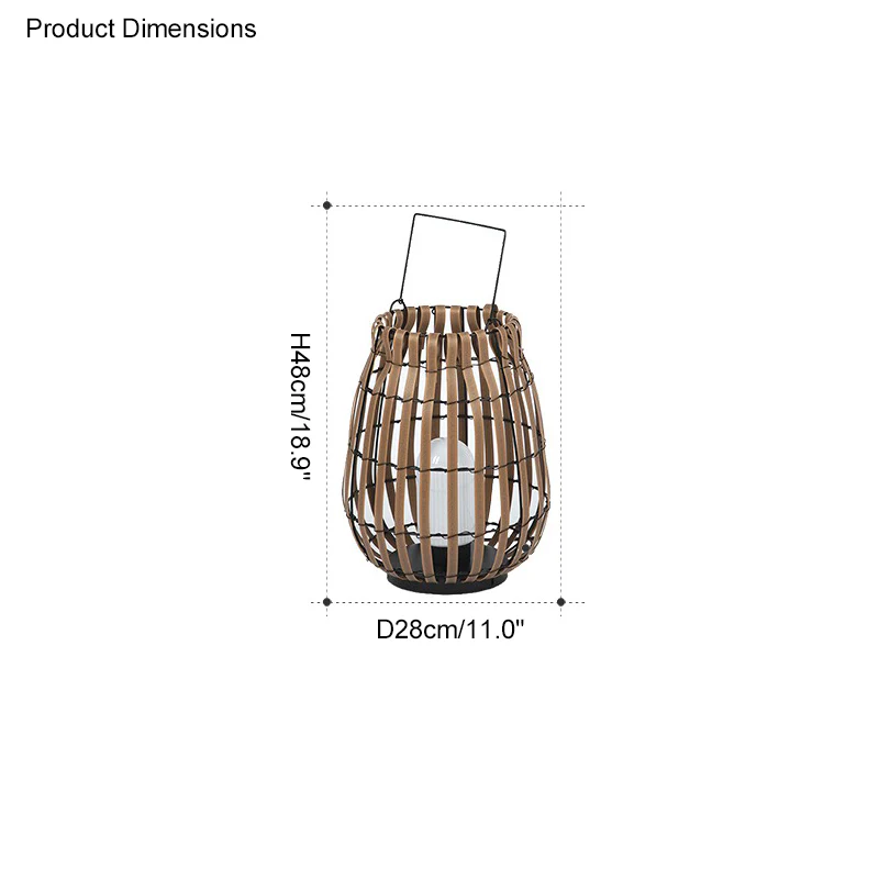 WOMO Outdoor Solar Hanging Lantern-WM9005 - Image 37