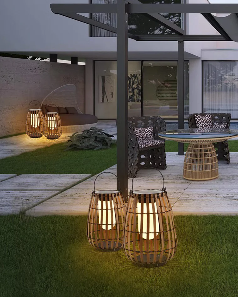 WOMO Outdoor Solar Hanging Lantern-WM9005 - Image 7